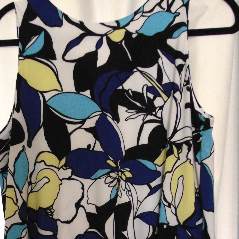 Anne Klein Floral Sleeveless Dress